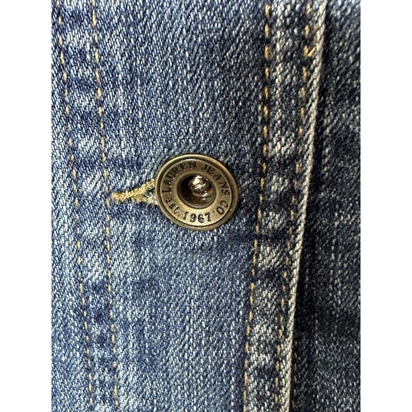 Lauren Jeans Co. Premium Denim Jacket Women’s Blue Jean Jacket Sz 2x - Picture 10 of 10